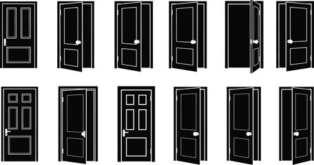 Simple black and white illustration of two wireless routers with signal waves