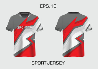 Modern and Stylish Sports Jersey Design with Eye-Catching Graphics and Bold Colors