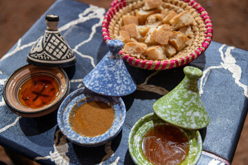 tagines with local spices and bread