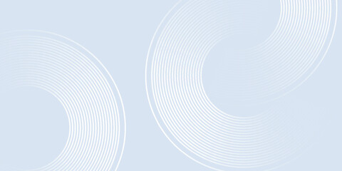 Abstract background with glowing white circles geometric lines. Modern futuristic technology concept for covers, banners, brochures, certificates, presentations and websites. EPS. 4