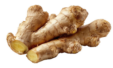 Fototapeta premium Fresh ginger root, natural and healthy spice
