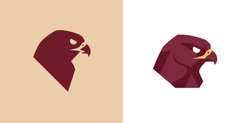 Majestic Eagle Head Logo Design Minimalist Bird Icon for Branding