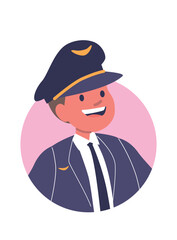 Pilot boy child plane captain