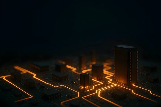 Futuristic Smart City Network Grid for Digital Infrastructure and Technology Businesses