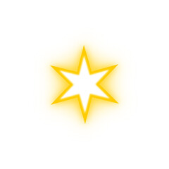 Sparkle design element of glowing twinkle star