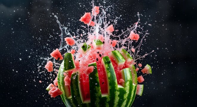 Watermelon Splash Burst