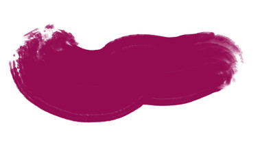 Глубокий бордовый мазок кистью без фона
