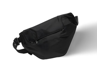 Fototapeta premium Minimalist Black Urban Sling Bag for Everyday Carry
