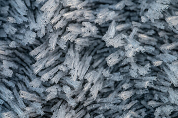 Naklejka premium ice on metal