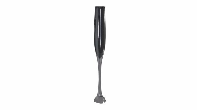 Elegant Modern Champagne Flute