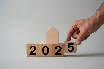 hand holding a wooden sign