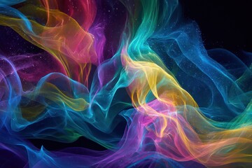 Obraz premium Vibrant Spectrum of Light in Mesmerizing Color Display