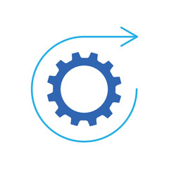 Icon a automation, isolated against a clean background.