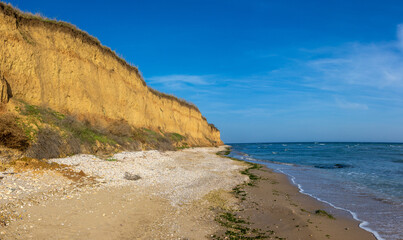 Landscape with 23 August wild beach - Romania