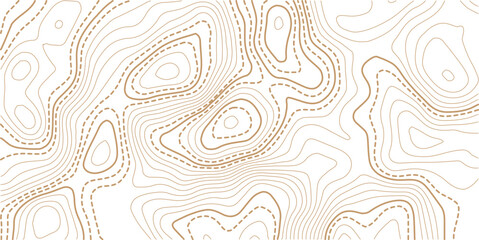 Luxury gold abstract topographic map background with golden lines texture,Mountain trail terrain or path. Vector illustration. © AFROZAOPORNA