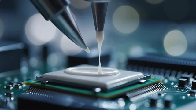 Close up of an electronic circuit board with computer technology elements for vintage vinyl record audio equipment