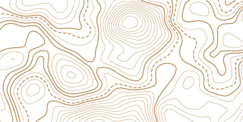 Abstract Topographic Pattern contour line map. Luxury gold abstract line art on transparent background image.Topography background. Vector banner. Topo.