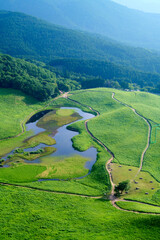 奈良県 曽爾高原の風景