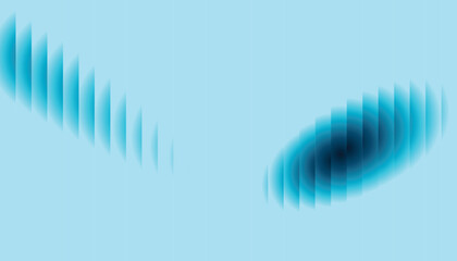 Light Blue Abstract Background with Dynamic Ripple Lines and Gradient Blur Effects