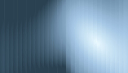 Cool Blue and Gray Abstract Gradient Background with Soft Light Burst and Vertical Motion Lines