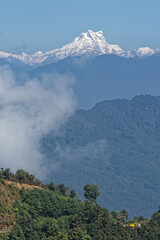Masang Kang (also named Masagang) summit in Bhutanese Himalayas