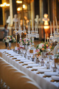 wedding table set