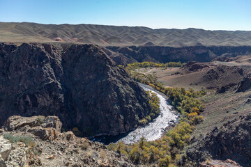 Black Canyon. Charyn national park, Almaty region, Kazakhstan.