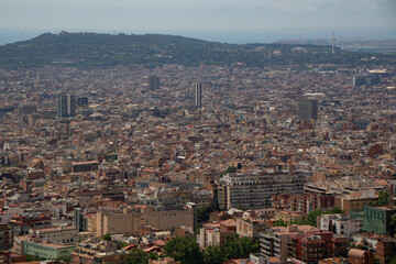 Aussicht über Barcelona von oben