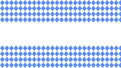 Blue and White Diamond Pattern Border Design for Decorative Use
