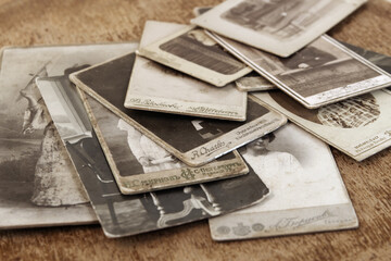 Vintage studio portrait photos