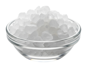 Cooking with salt crystals culinary uses kitchen food bright isolated on transparent background