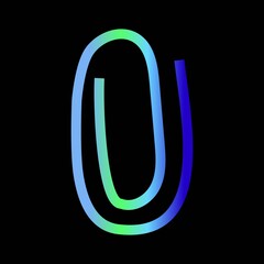 abstract gradient illustration line art