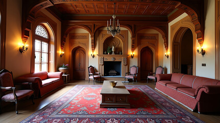 Historic Architectural Style with Ornate Patterns