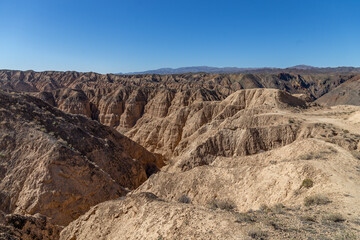 Moon Canyon. Charyn national park, Almaty region, Kazakhstan.