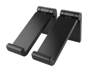 Sleek smartphone stand contemporary office tech accessory for devices isolated on transparent background