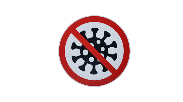 Prevent the Spread with This Symbol of Protection and Safety, Promoting Public Health Awareness and Disease Prevention in a Modern World