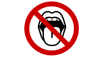 Bold red prohibition symbol signals restriction and denial, perfect for conveying limitations and boundaries in modern design projects and safety campaigns