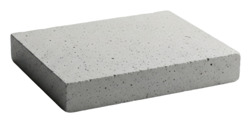 Urban industrial site concrete block construction techniques overview isolated on transparent background