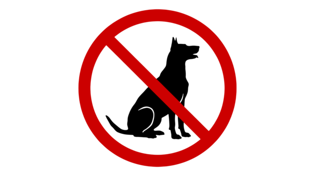 Bold prohibition symbol for impactful visual communication, conveying restriction, denial, or safety message universally with its clear, recognizable design