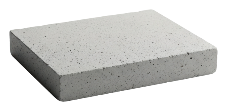 Urban industrial site concrete block construction techniques overview isolated on transparent background