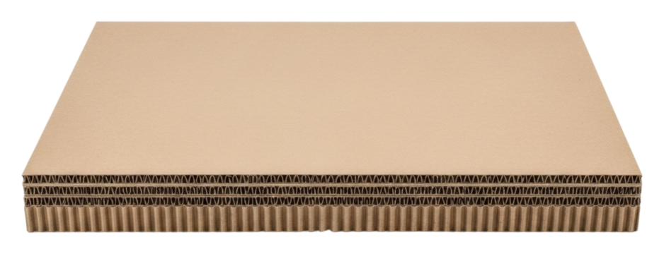 Creating cardboard boxes for shipping home workshop diy project isolated on transparent background