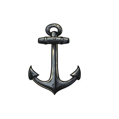 intage Nautical Anchor Illustration maritime ocean.