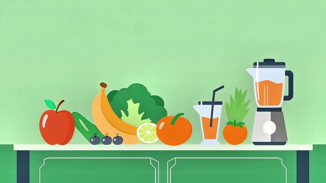 vegetables on a kitchen table