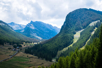 Fototapeta premium Vallée de Ceillac, Queyras, Alpes, France