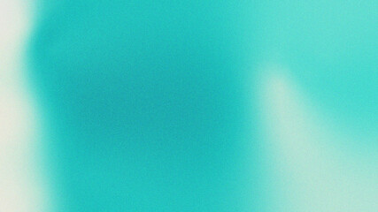 Abstract textured background with vibrant turquoise and white blended brushstrokes and subtle...