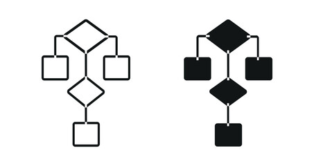 Affinity diagram template, affinity sorting, UX and UI research and affinity mapping, flow chat, organizing notes, concepts, and feedback, project planning and team collaboration. png and vector