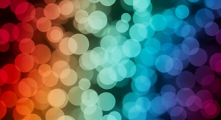 Vibrant bokeh lights create a festive, magical atmosphere for celebrations