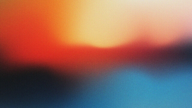Vibrant abstract gradient with fiery reds warm oranges and cool blues in a textured pattern - Powered by Adobe