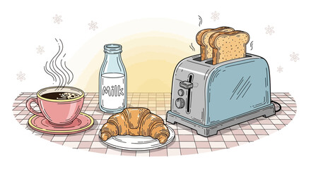 A vintage-style bicycle illustration with "THE RIDE FREE" text on its frame and a banner.