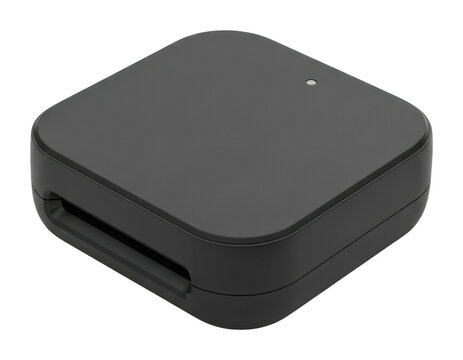 Wireless charging case for earbuds home product display modern isolated on transparent background